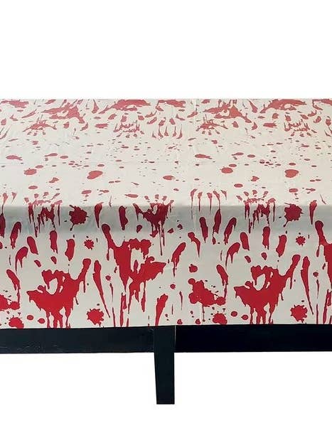 Bloody Halloween Tablecloth - Plastic for wholesale by P'tit Clown