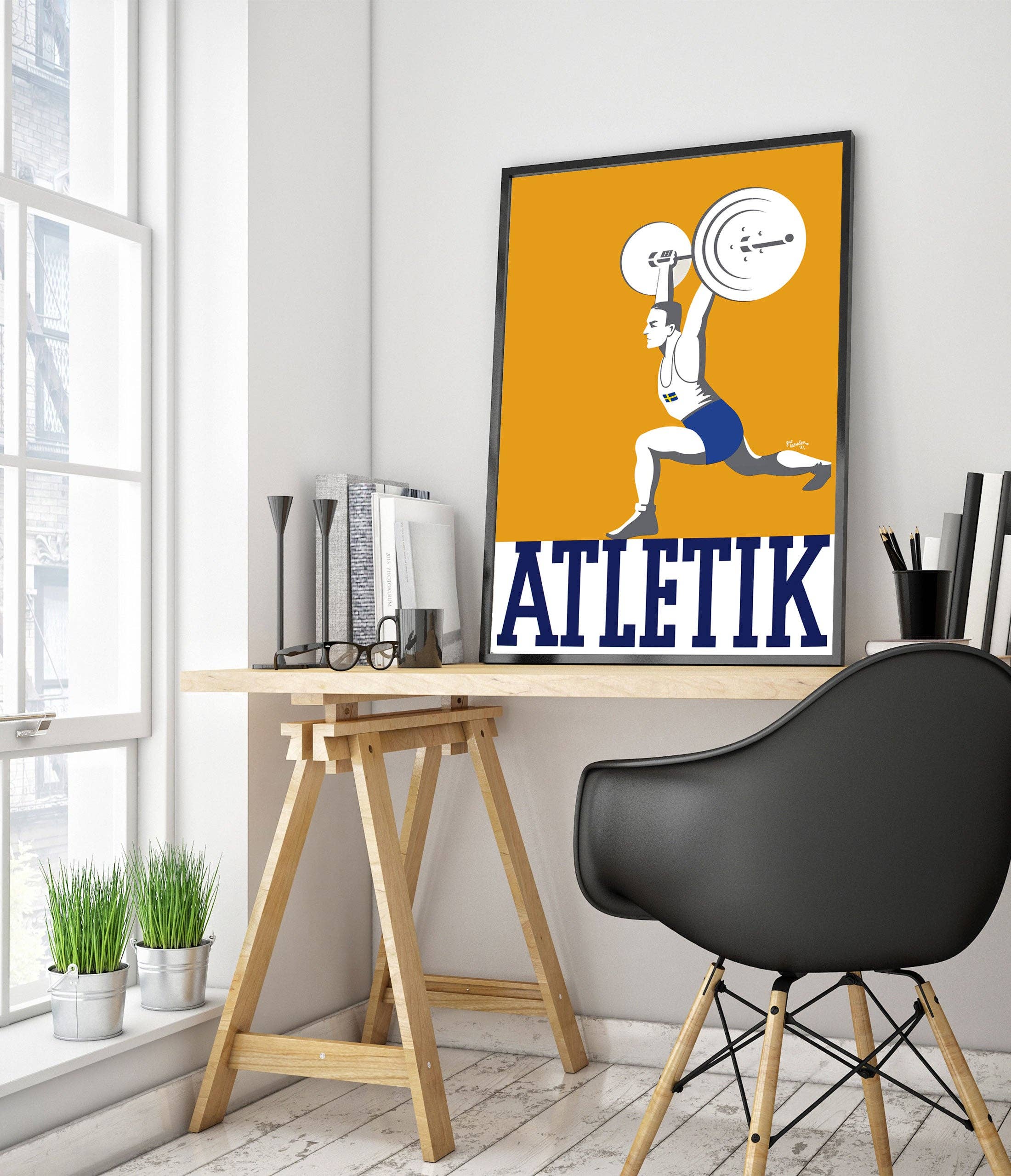 Animato – wholesale Poster – Athletic Weightlifting - Sweden1