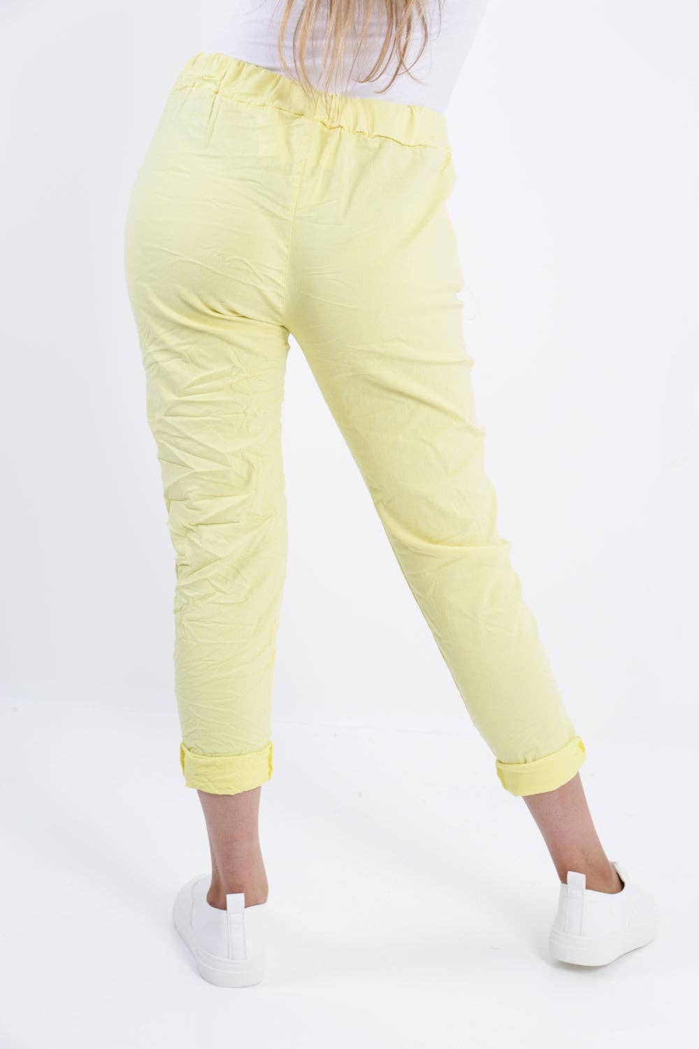 Miss Bold – Großhandel Hose – Damen – Einfarbige Zauberhose für Damen, italienisch, mehrfarbig74