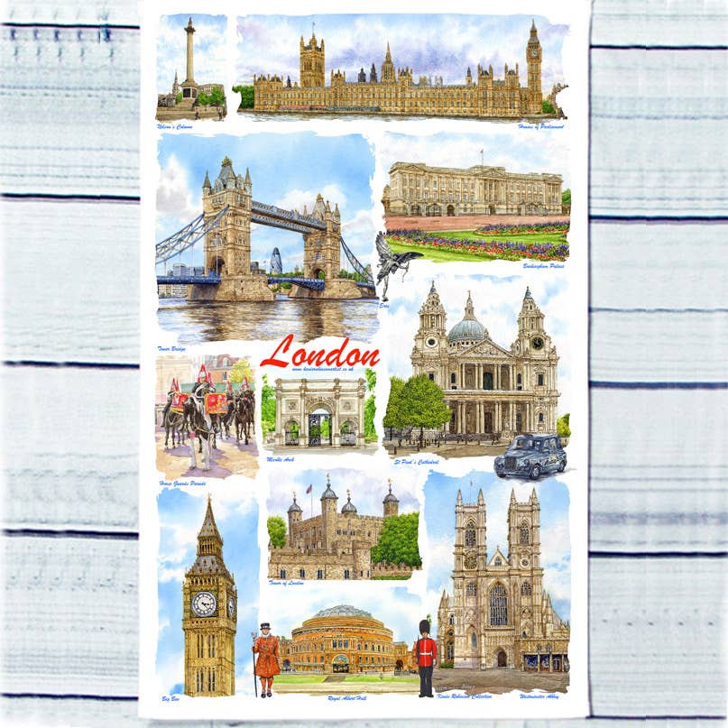 Robinson Collection – wholesale Tea towel – London Tea Towel0