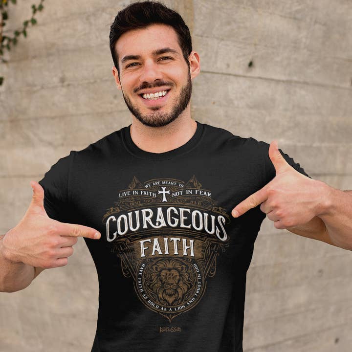 Kerusso Christian T-Shirt Courageous Faith for wholesale by Kerusso
