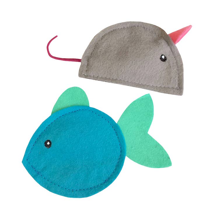 Eco-Pup - Wholesale Pet Toy - Cat - WOOL FELT CATNIP TOYS