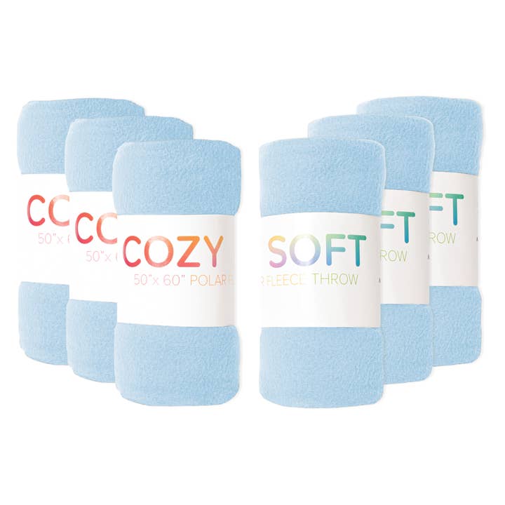 Arkwright Home - Wholesale Throw Blanket - Soft Fleece Throw Blankets, Color Options53