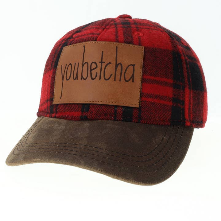 Youbetcha Vintage uld flannel plaid hat for engroshandel hos Aisling