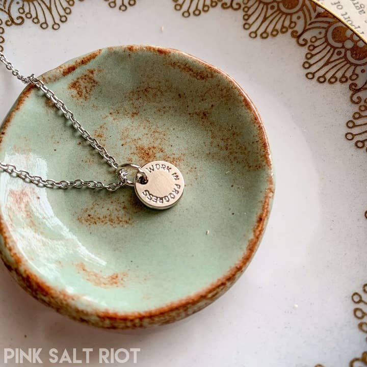 Work in Progress Silver Choker for wholesale by Pink Salt Riot