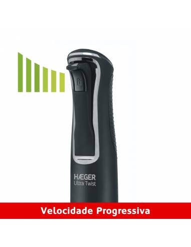 Haeger - Wholesale Kitchen Appliance - HAEGER Ultra Twist 1500 Magic Wand - 1500W, Titanium Blades, Extra Long Stainless Steel Foot2