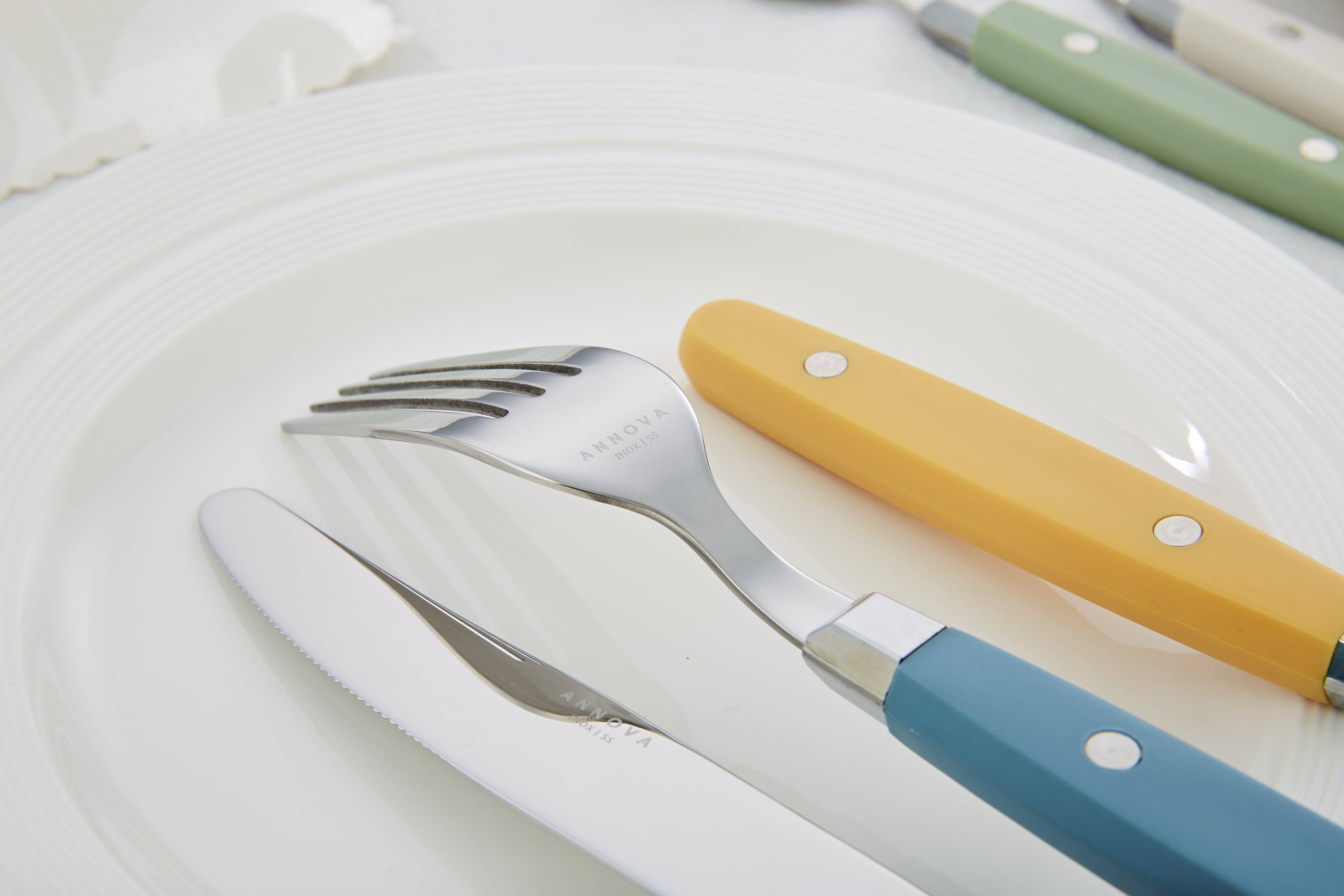 ANNOVA - Venta al por mayor Conjunto de cubiertos - Juego de Cubiertos Retro ANNOVA de 20 Piezas80