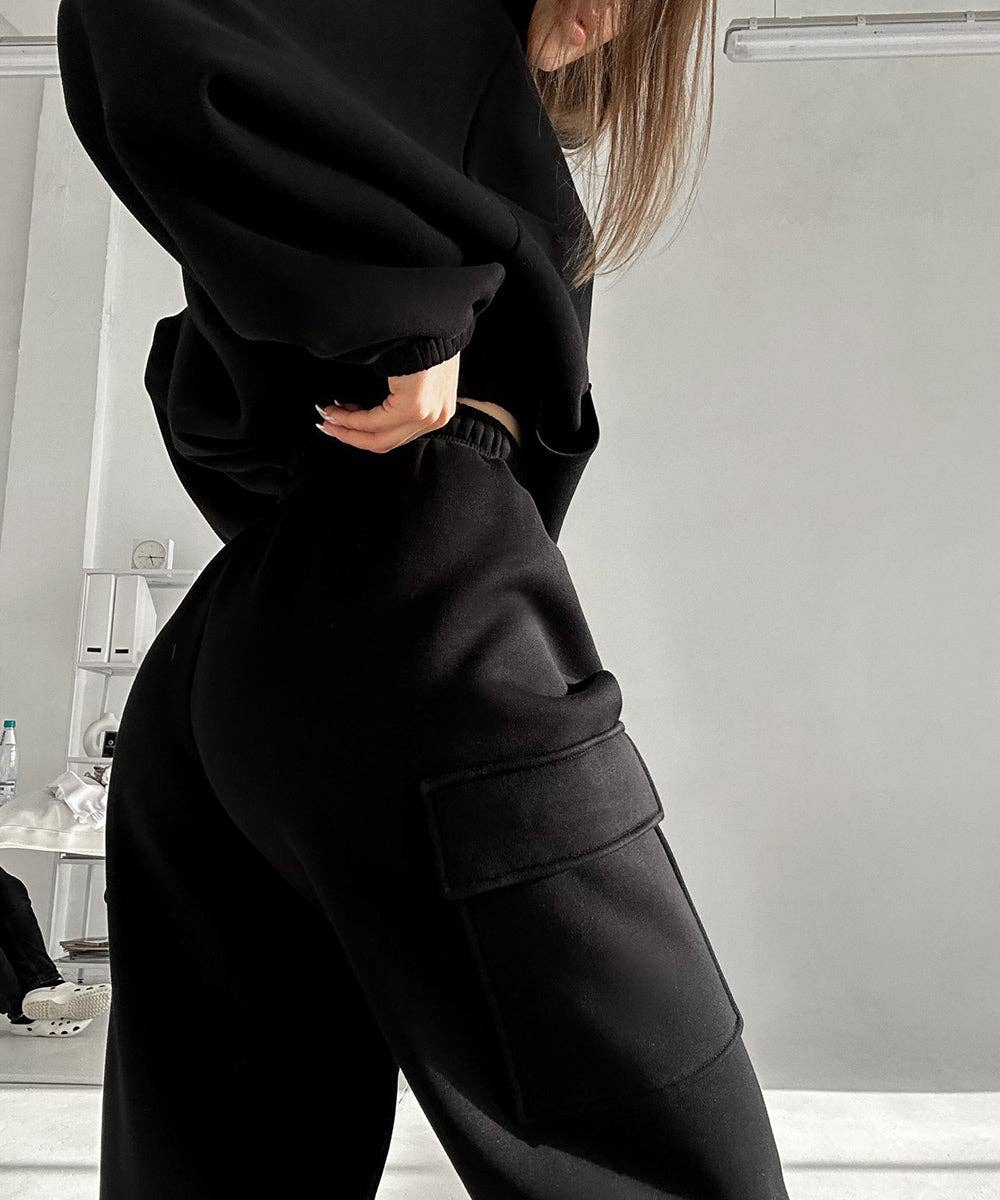 Aria Romance – wholesale Träningskläder – Dam – Prestanda Fleece Hoodie Jogger Set4