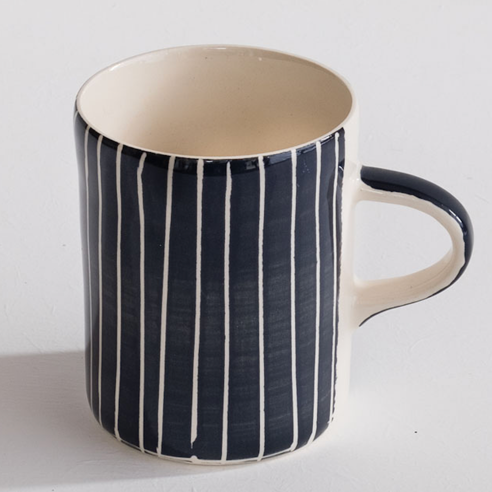 Musango - Wholesale Coffee Mug - Contemporary Handmade Coffee Mugs Sgraffito Stripe7
