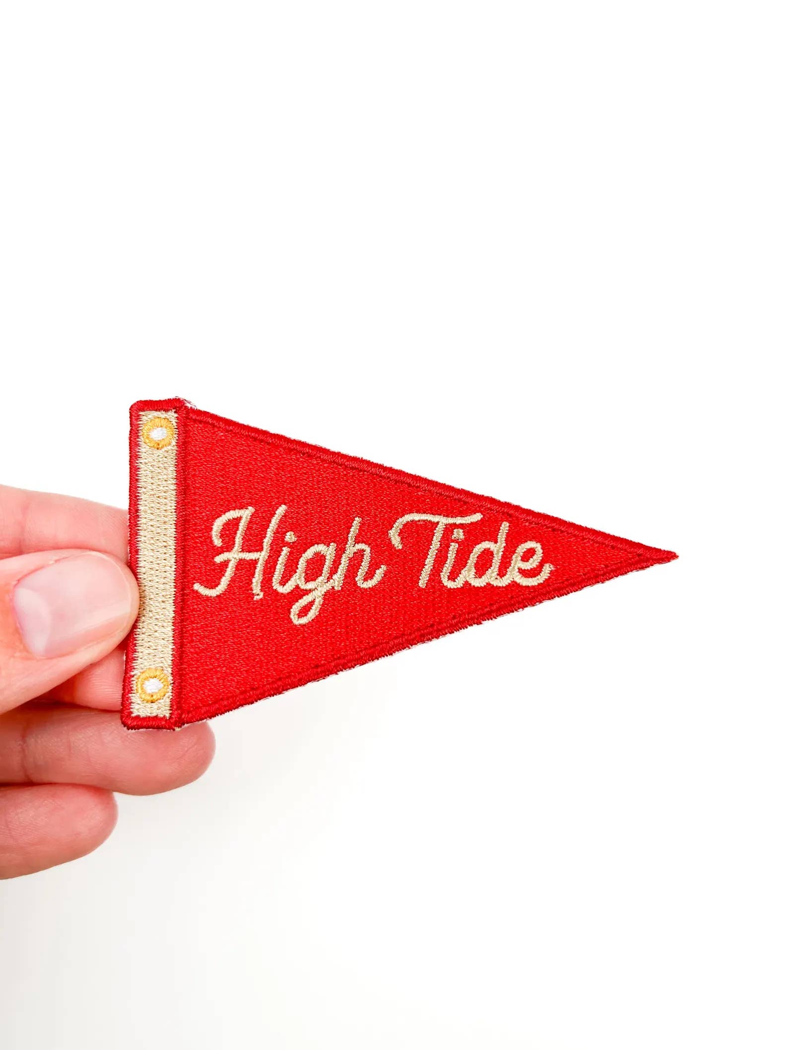 Field Trip Threads - Wholesale Patch - High Tide Patch Nautical Sailing Pennant Embroidered Iron On