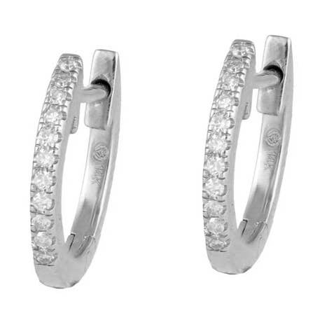 Diamant Besat Mini Hoops for engroshandel hos Jewels of Mewar