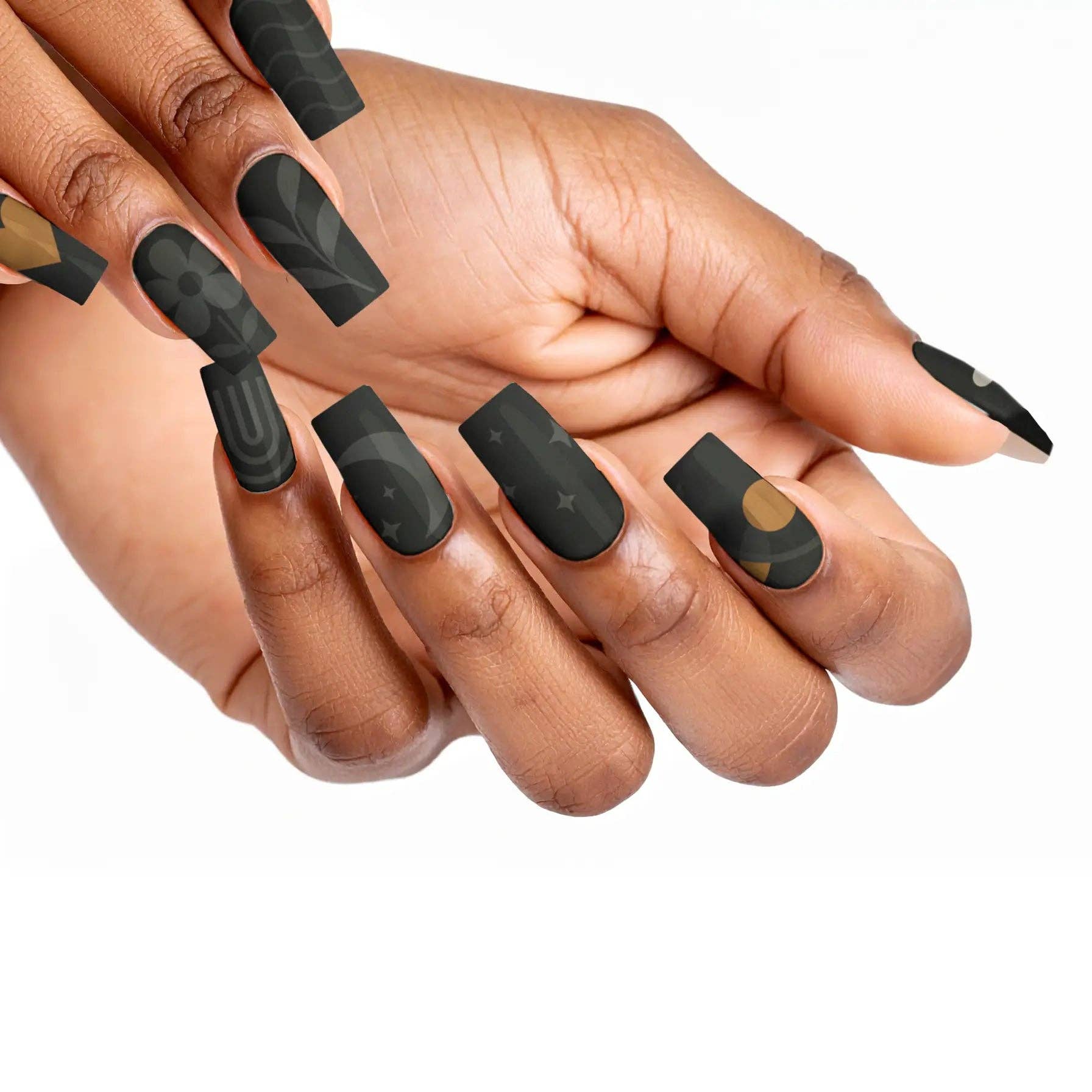 FYNE BODY - Wholesale Press-on/fake nails - Midnight Sunbeam Black Summer Press-On Nails42