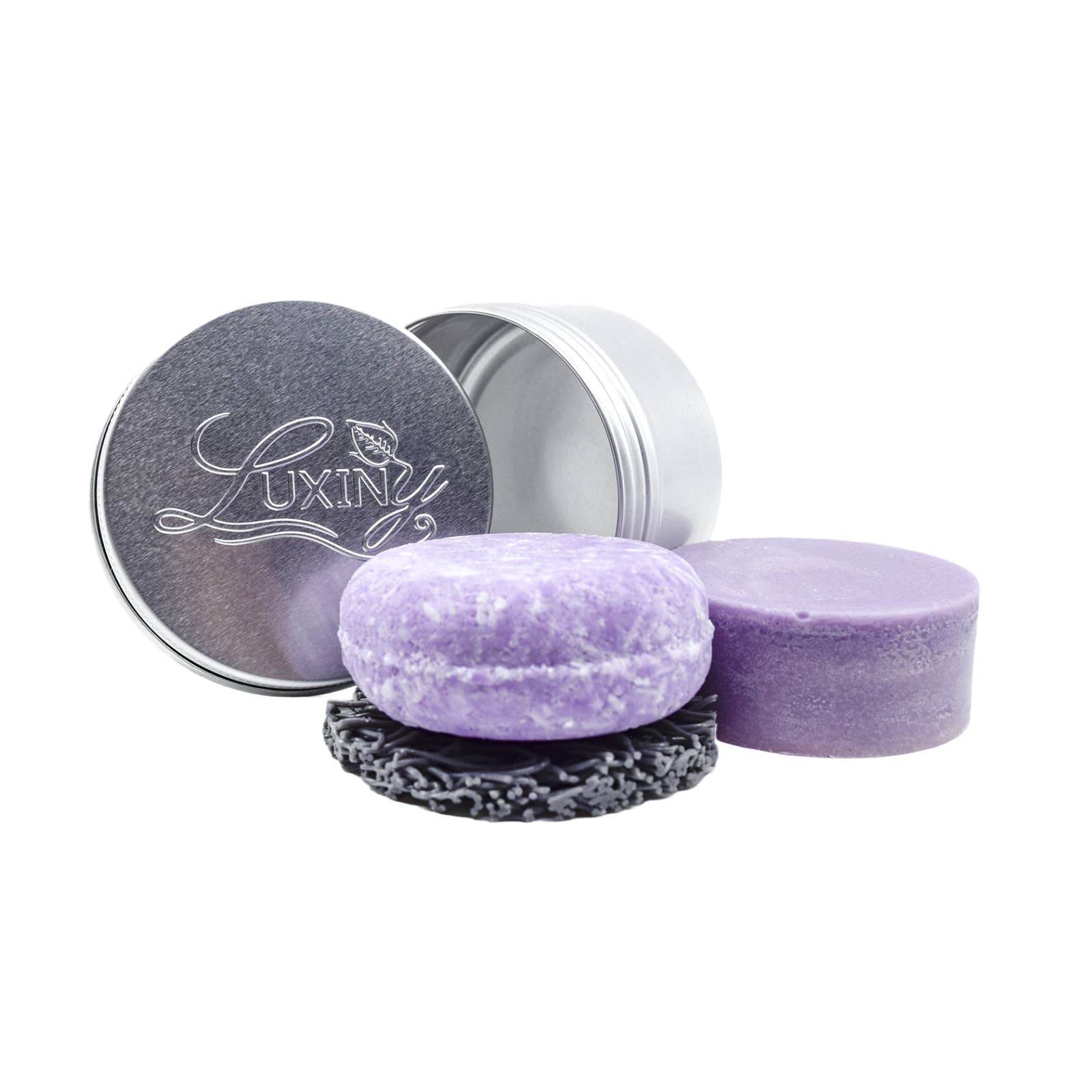 Luxiny Products - Luxurious Bath and Body – wholesale Shampoo puck/solid shampoo – Tin | Soap Saver | For Shampoo and Conditioner Bars5