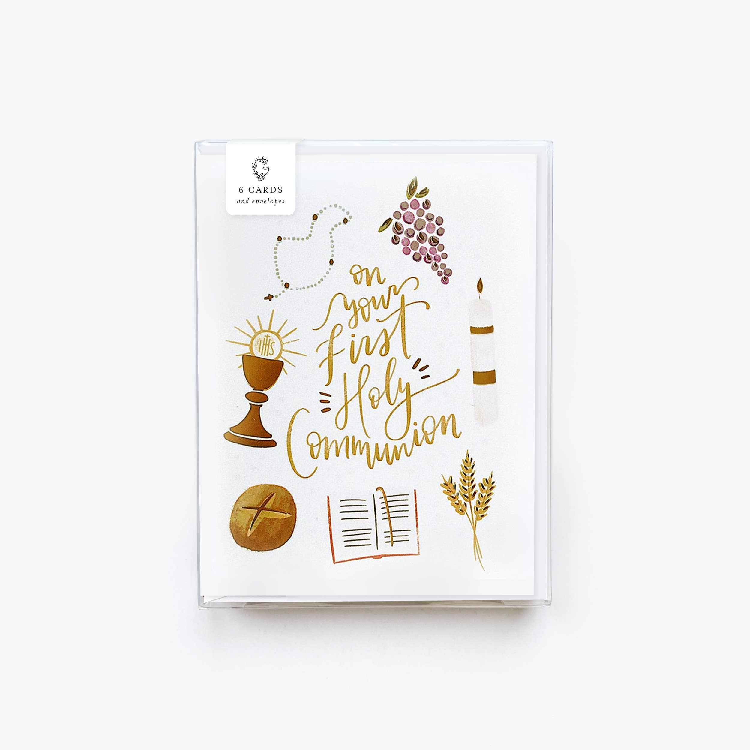 Carte Sur Votre Premiere Communion Boite De 6 Faire Com France