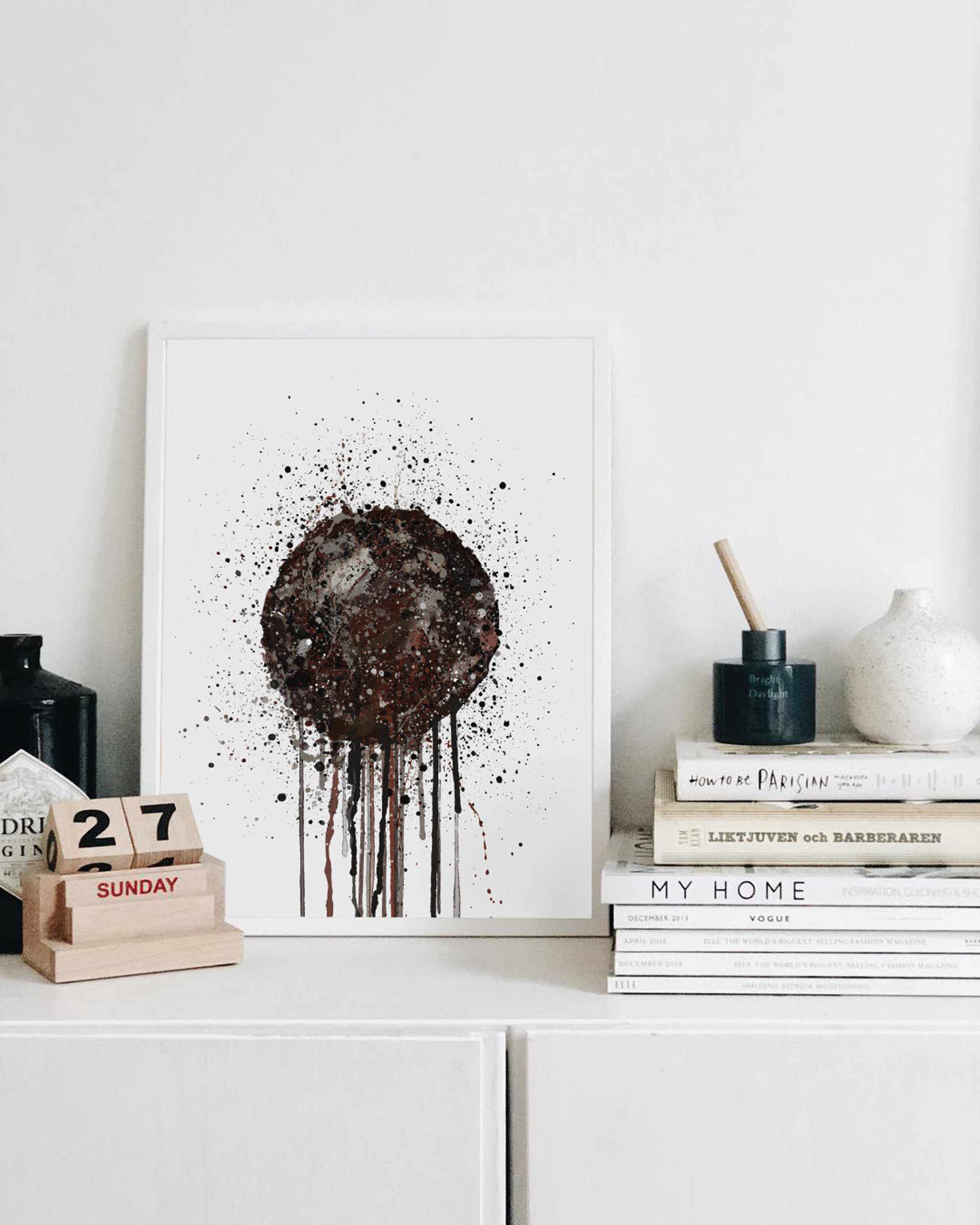 We Love Prints – wholesale Art print – Black Pudding Wall Art Print3