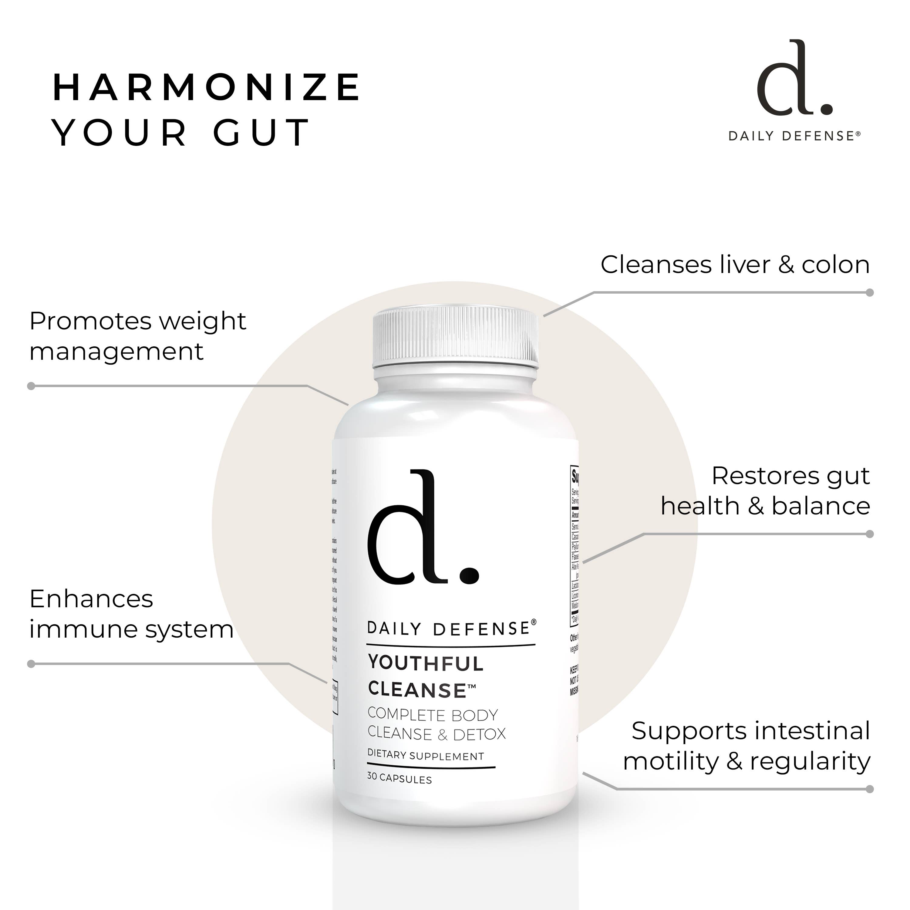 DAILY DEFENSE - Wholesale Oral Supplement/Vitamin - YOUTHFUL CLEANSE Complete Body Cleanse & Detox6