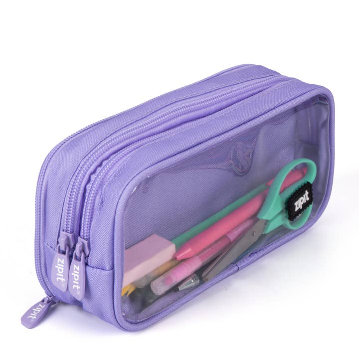 ZIPIT - Wholesale Pencil Case/Pouch - ZIPIT Half & Half Pencil Case, Aesthetic Pouch9