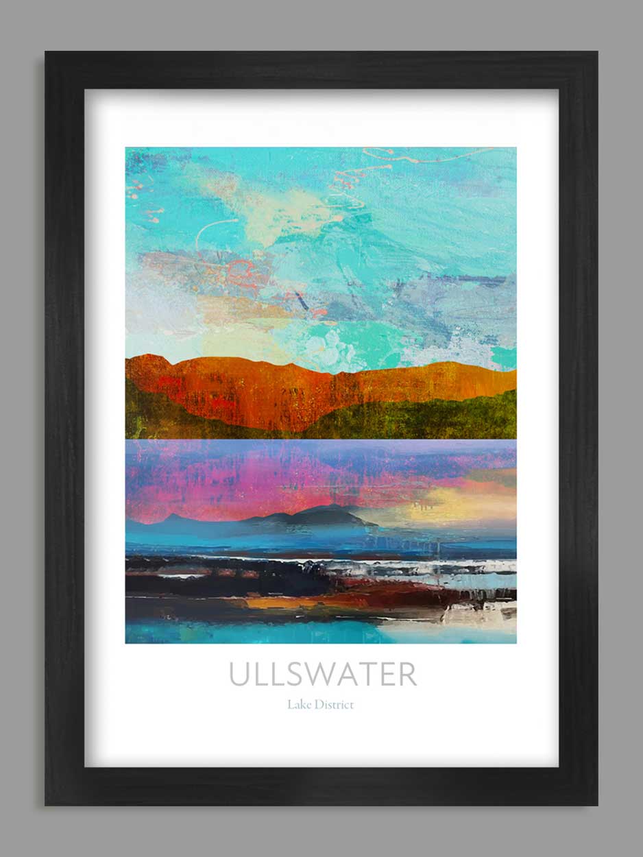 The Northern Line – wholesale Art print – Ullswater Wilderness - Lake District Poster Print