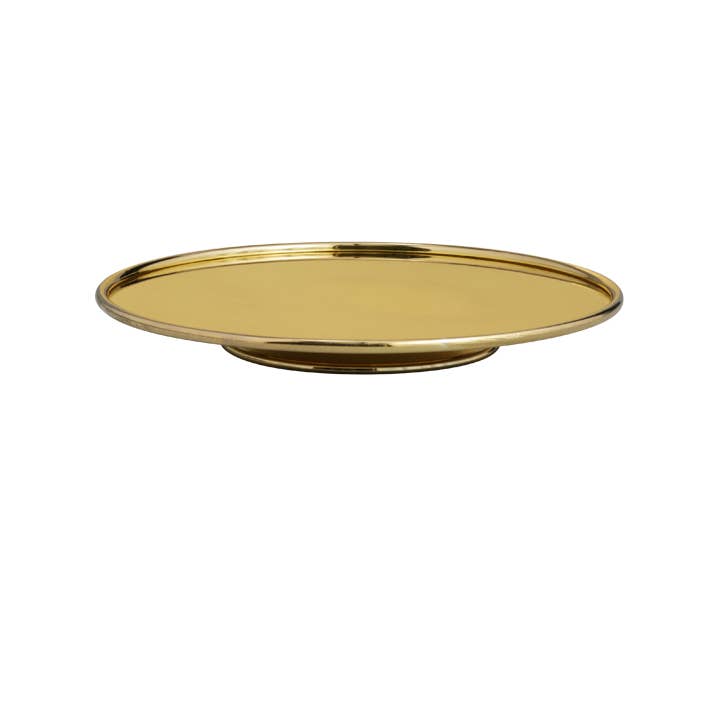 Round Gold Tray (for Gold Tree item no. #2060) for wholesale by Jette Frölich Design