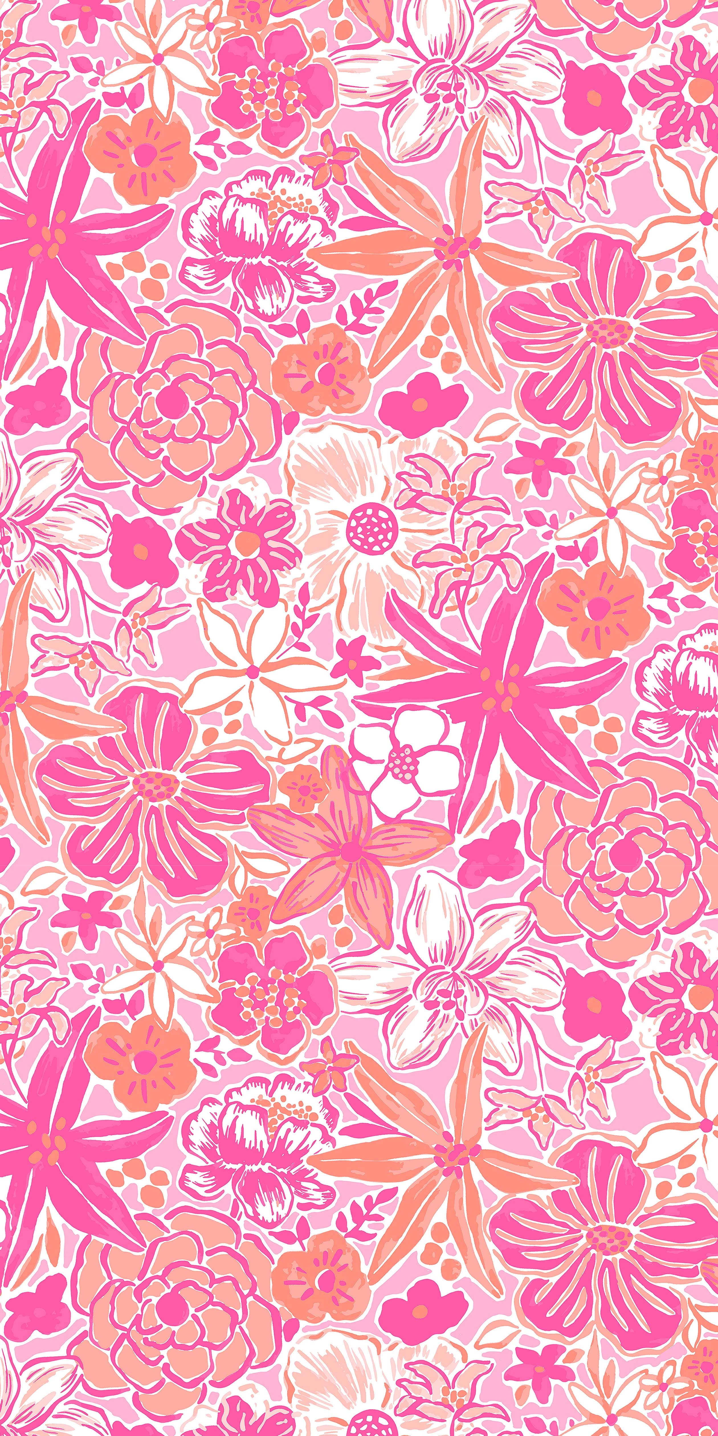 Beach Towel in Resort Floral Pink and Peach for wholesale on Faire1