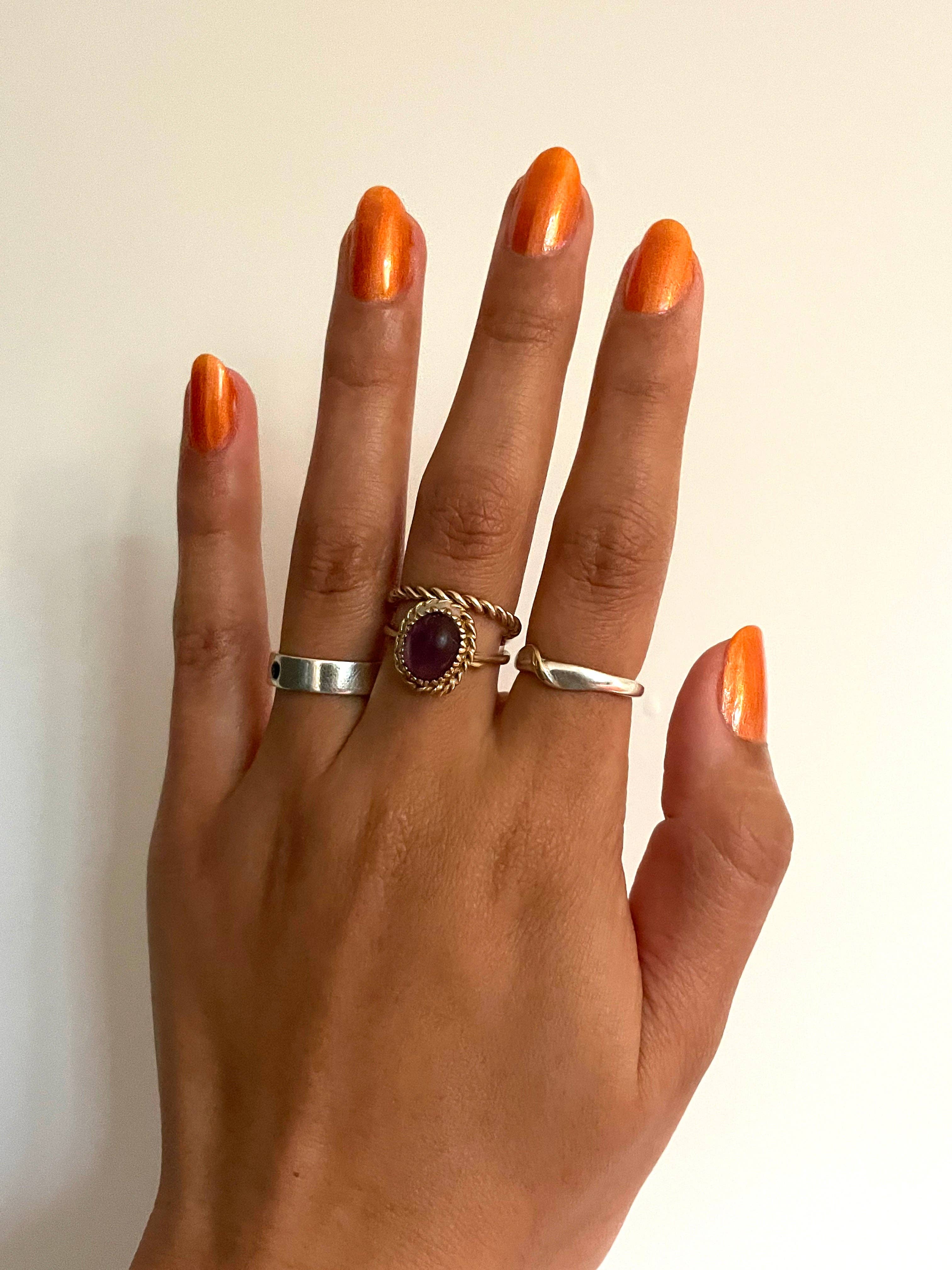 Happy Rudy Vegan Nail Polish - Wholesale Nail Polish - Groovy Baby | Vegan Nail Polish | Orange | Eco-Shimmer6