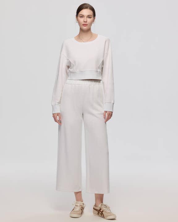 Pantalones de chándal de forro polar esenciales de cáñamo para venta al por mayor de Juana