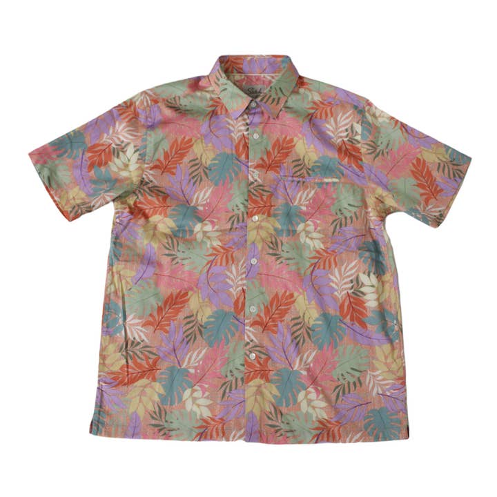 Tropical Leaf Print Classic Shirt for wholesale by Stitch Note