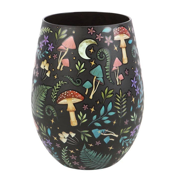 Something Different Wholesale - Wholesale Wine Glass - Dark Forest Print Stemless Wine Glass