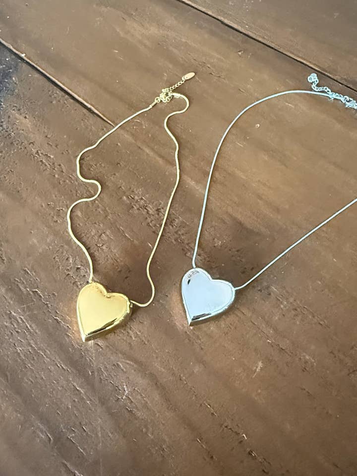 Collier cœur épais imperméable pour la vente par bubs & sass