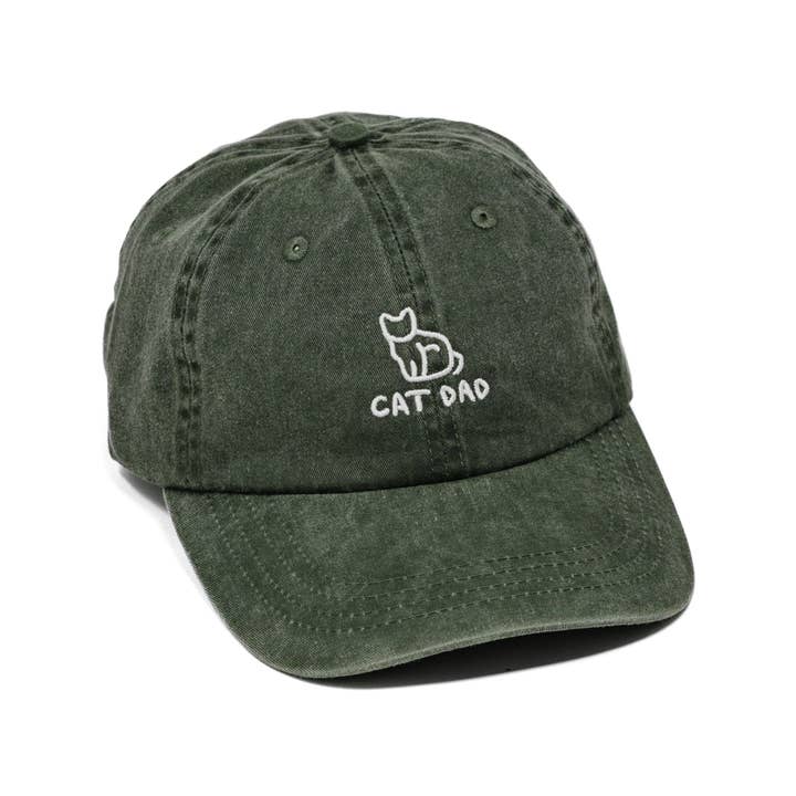 The Hungry Sloth - Wholesale Baseball Cap - Men's - Cat Dad Embroidered Hat3