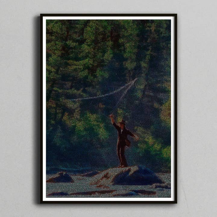 A River Runs Through It - Screenplay Art Print - for wholesale by Robotic Ewe
