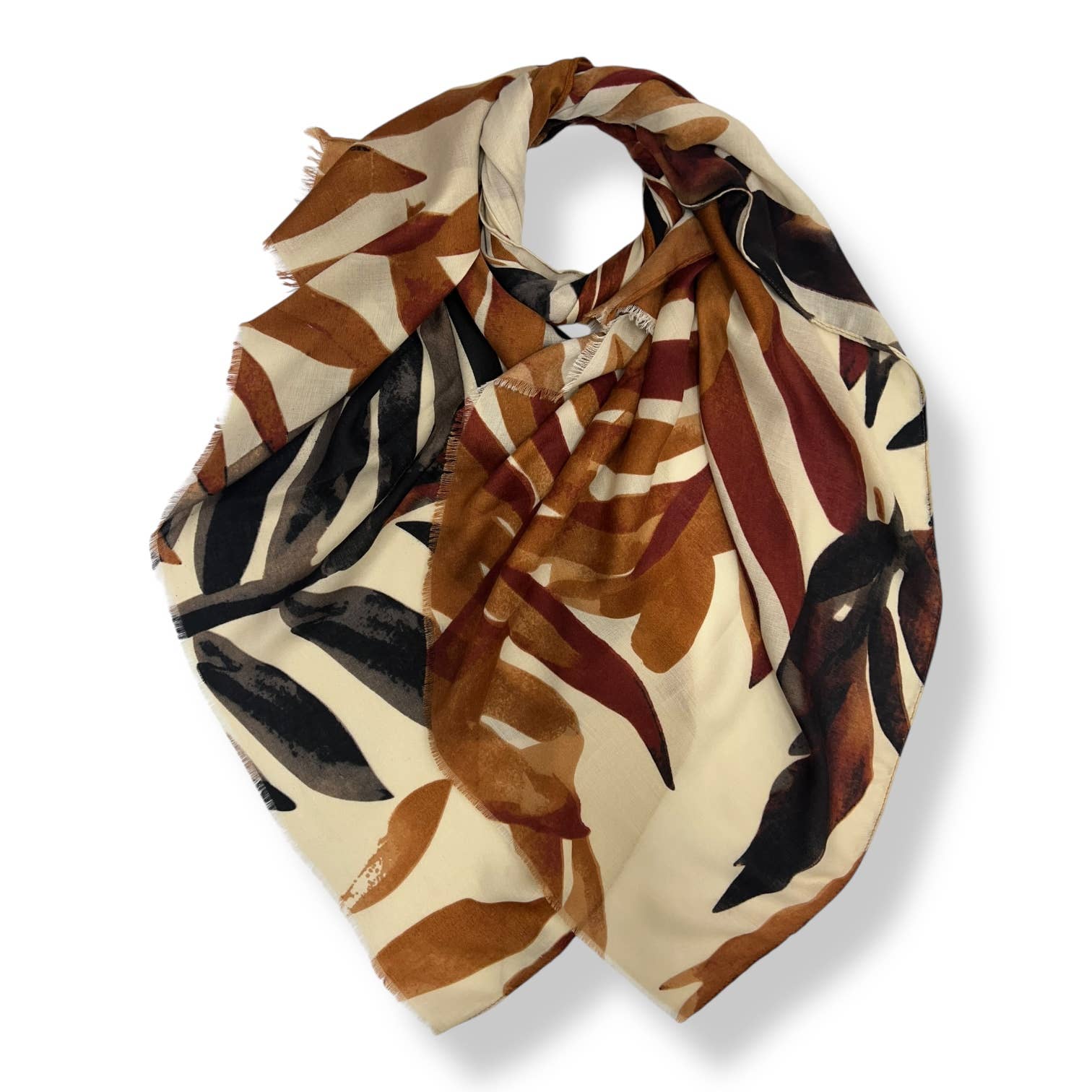 London Scarves - Wholesale Scarf - Women's - Big amazon leaves6