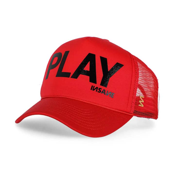 BONÉ PLAY TRUCKER CORAL E PRETO por atacado de INSANE