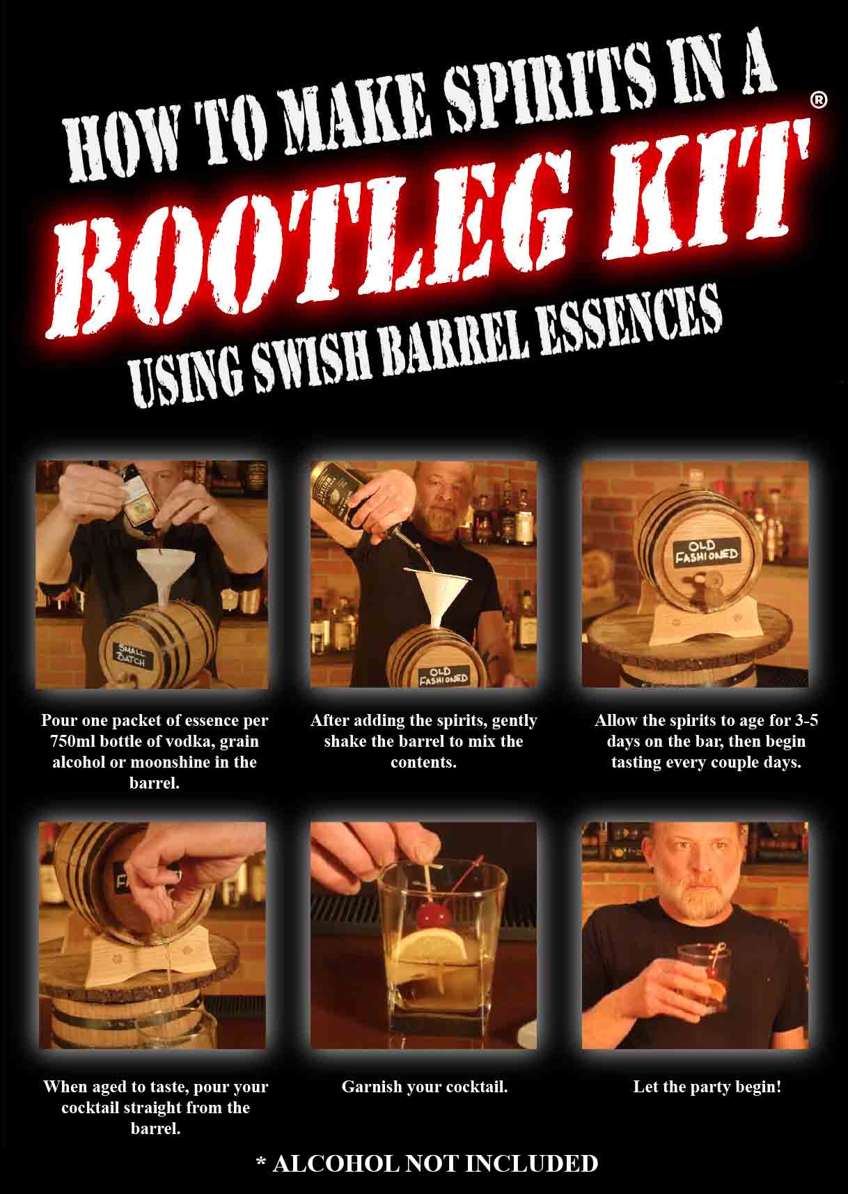 ThousandOaksBarrelCo. - Wholesale DIY Drink Kit - Bootleg Kit - American Craft Collection Whiskey Making Kit3