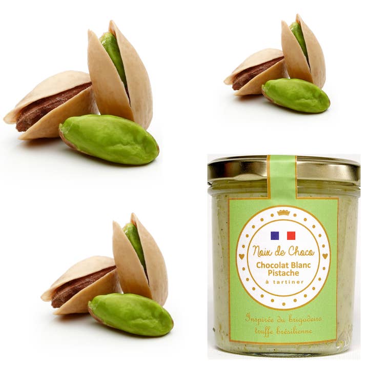 Noix de Choco - Wholesale Jam/jelly - White Chocolate & Pistachio Spread1
