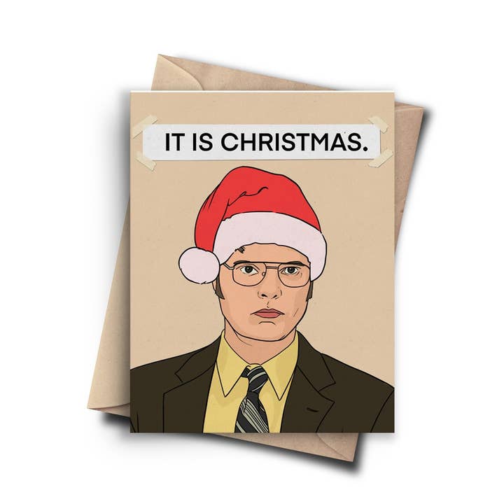 The Office Christmas Card - Dwight Funny Christmas Card Pack voor wholesale door Pop Cult Paper