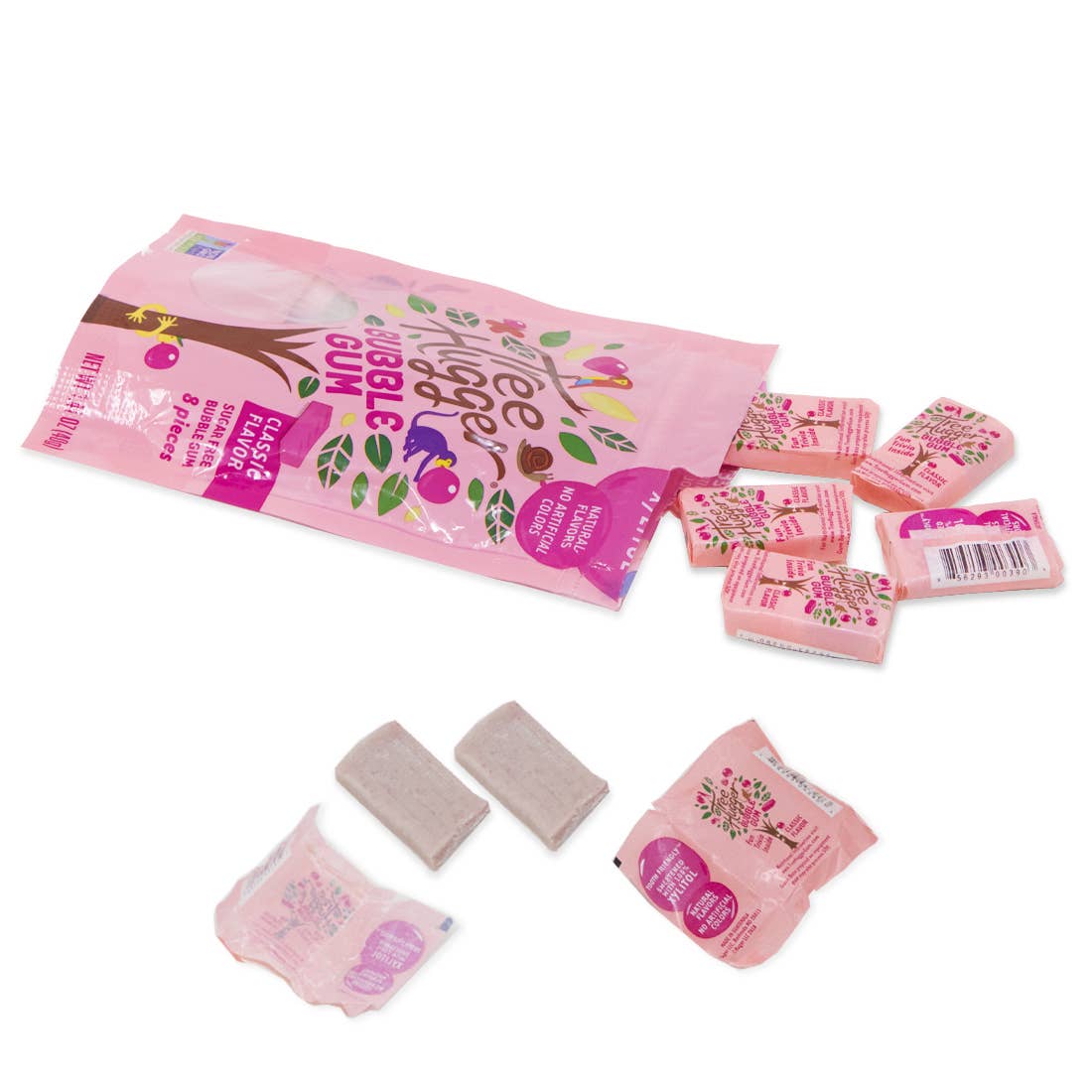 Tree Hugger Gum and Bubble Gum Filled Candy - Wholesale Chewing Gum - Tree Hugger Classic Bubble Gum Sweetened with 100% Xylitol4