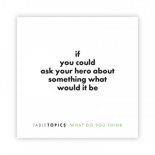 TableTopics - Wholesale Card Game - WHAT DO YOU THINK