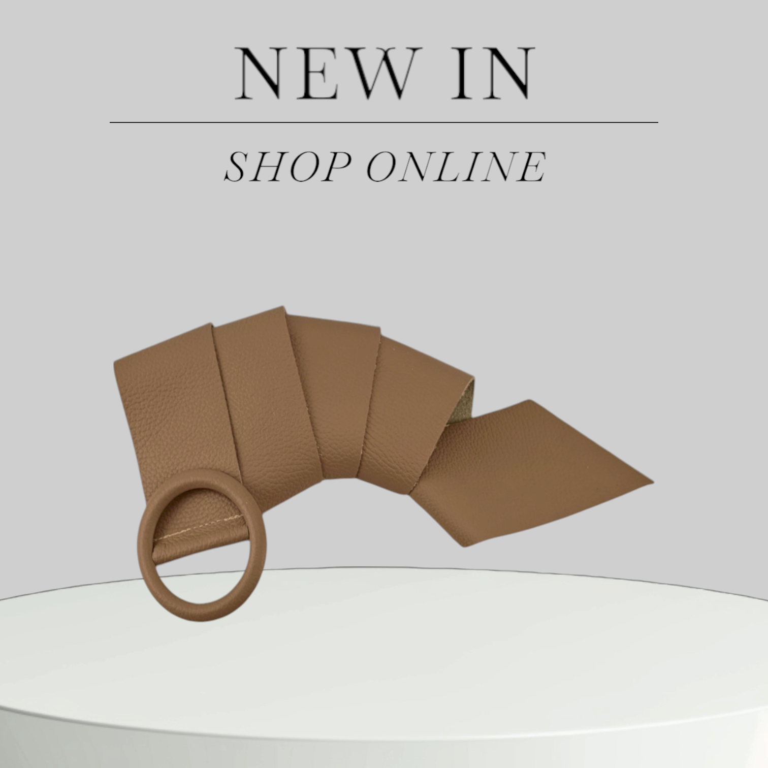 ITALIAN'S LEATHER – wholesale Belt – Women's – Claudia Cowhide Belt 22021833