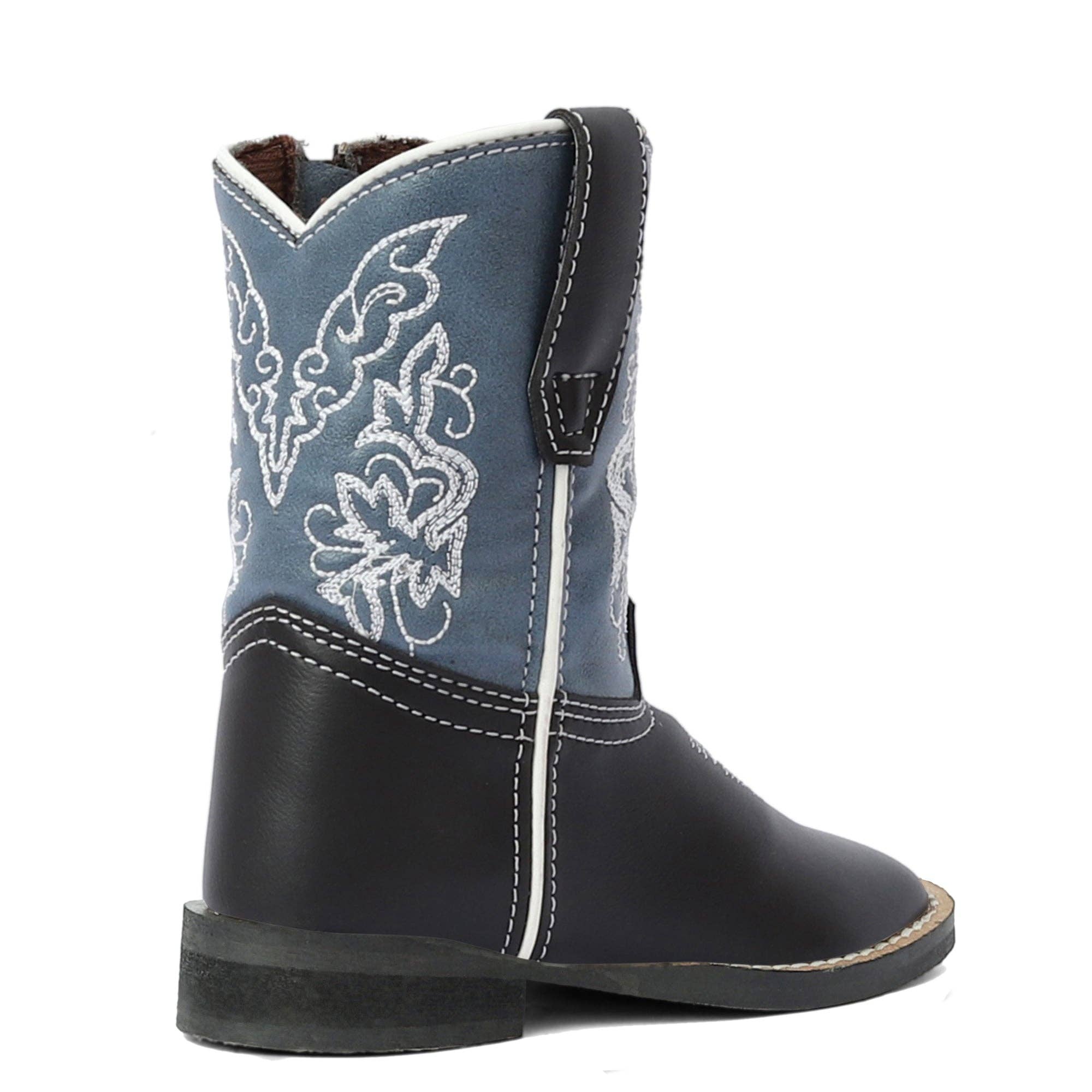 Mocha TuffRider Toddler Yellowstone Rounded Toe Western Boot for wholesale on Faire5