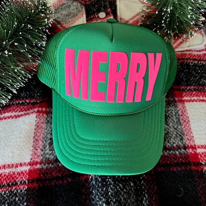 Malibu and Mint - Wholesale Trucker Hat - Women's - MERRY Trucker Hat2