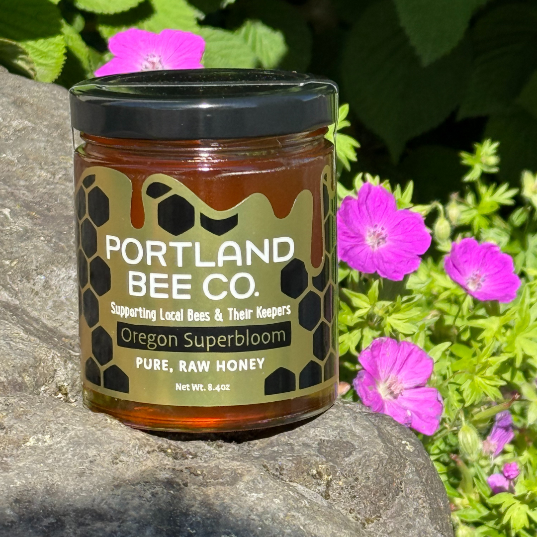 Portland Bee Balm - Wholesale Honey - Superbloom Raw Honey – Pure, Unfiltered 8.4 oz Jar2