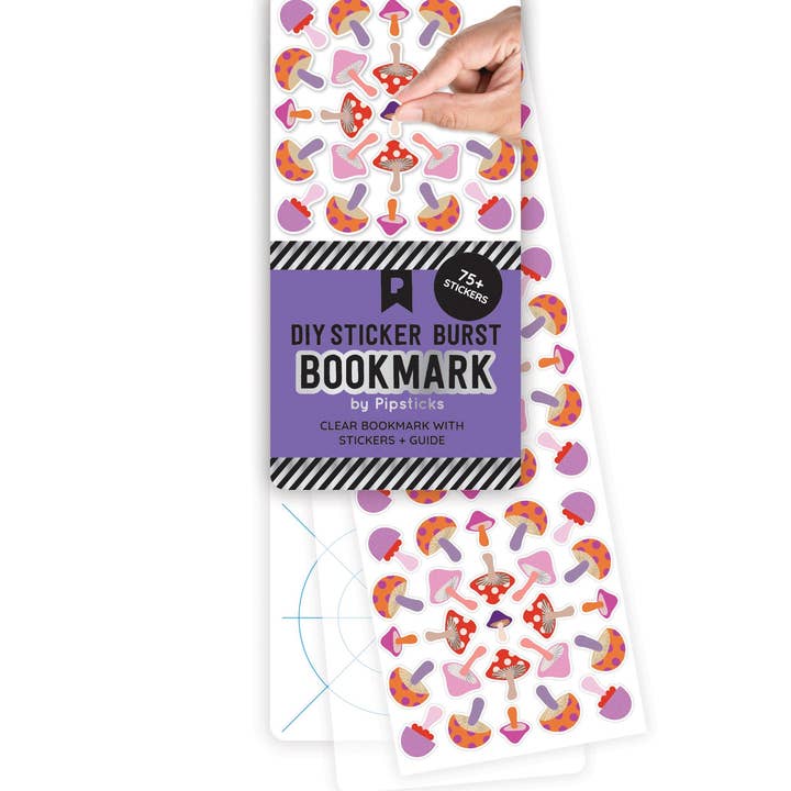 Sticker Burst Lesezeichen zum Selbermachen für den Großhandel von Pipsticks