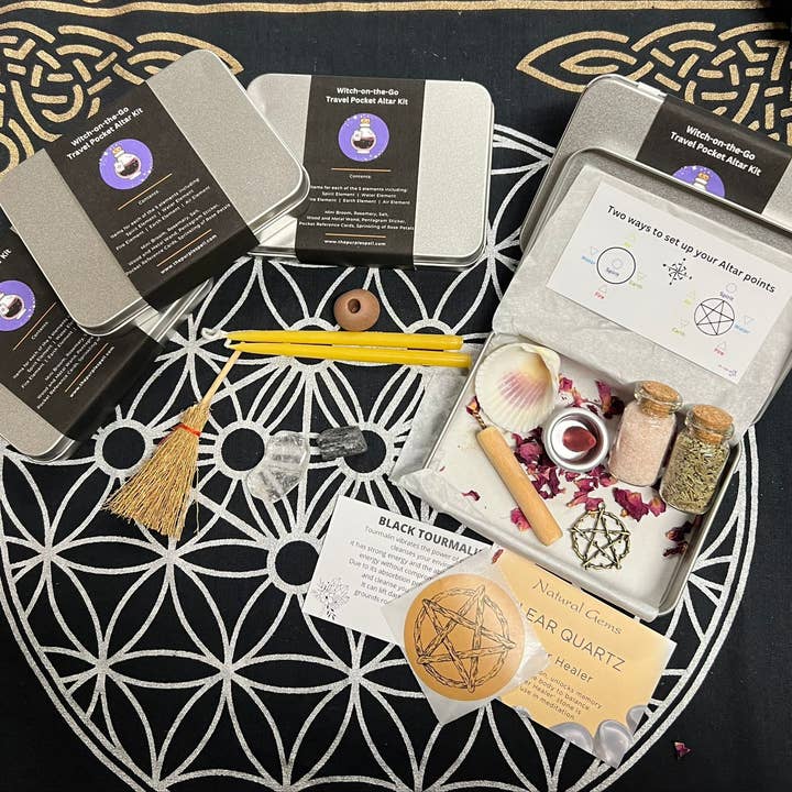 The Purple Spell – wholesale Craft supplies – Witch Travel Altar Kit - Spell Kit for Spells and Ritual4