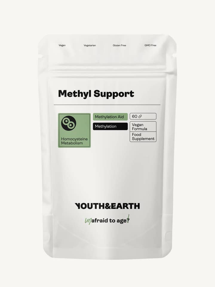 Methyl Support 60 kapsler for engroshandel hos Youth & Earth