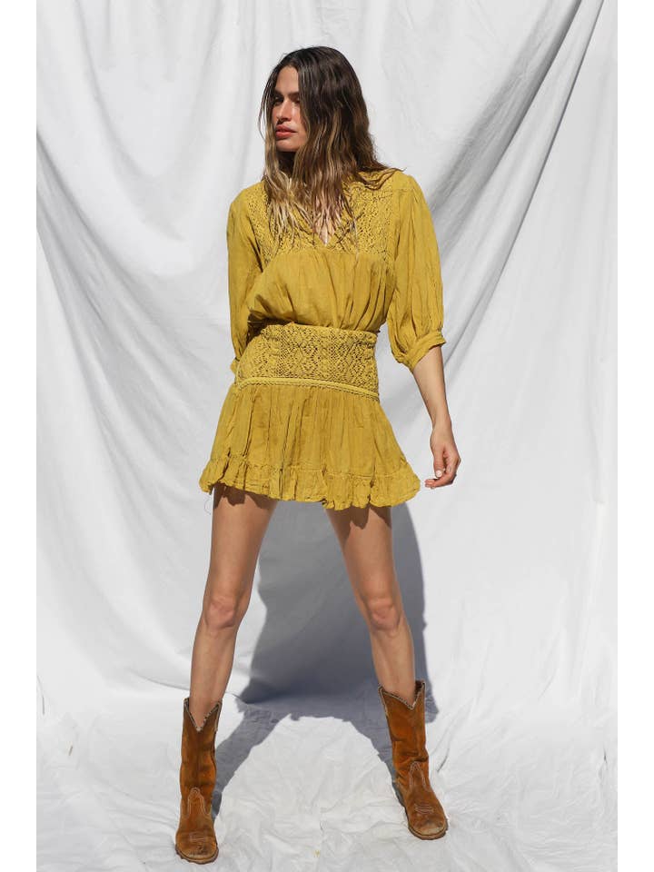 Jibarita Whiskey Gilly Mini Skirt for wholesale on Faire2