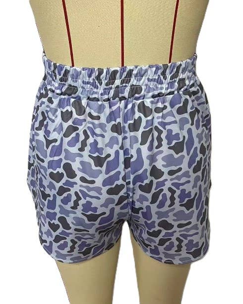 HIDDENBRAND - Wholesale Shorts - Women's - Digitally Printed Camouflage Shorts3