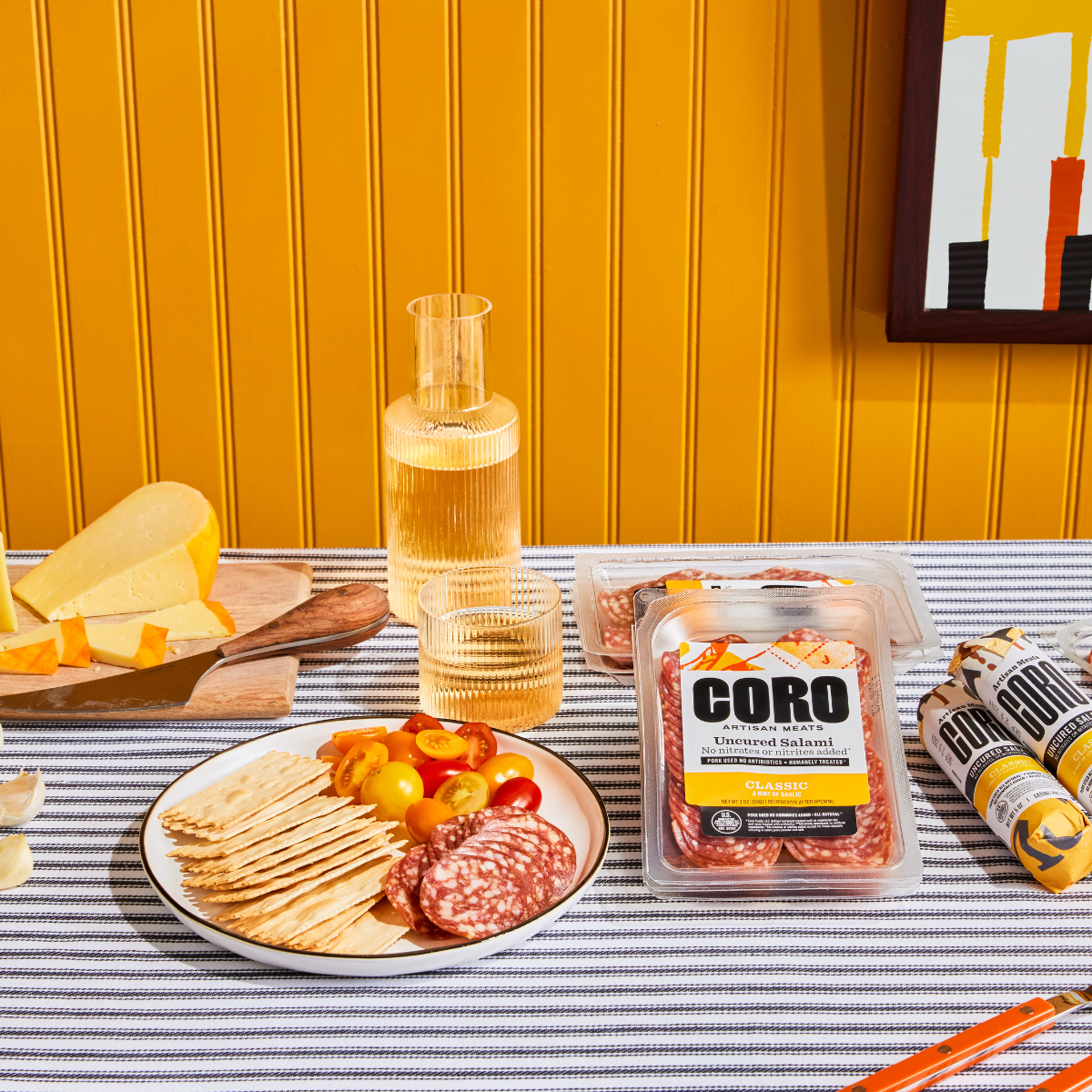 Coro Foods - Wholesale Salami - Sliced Pack Uncured Classic Salami5