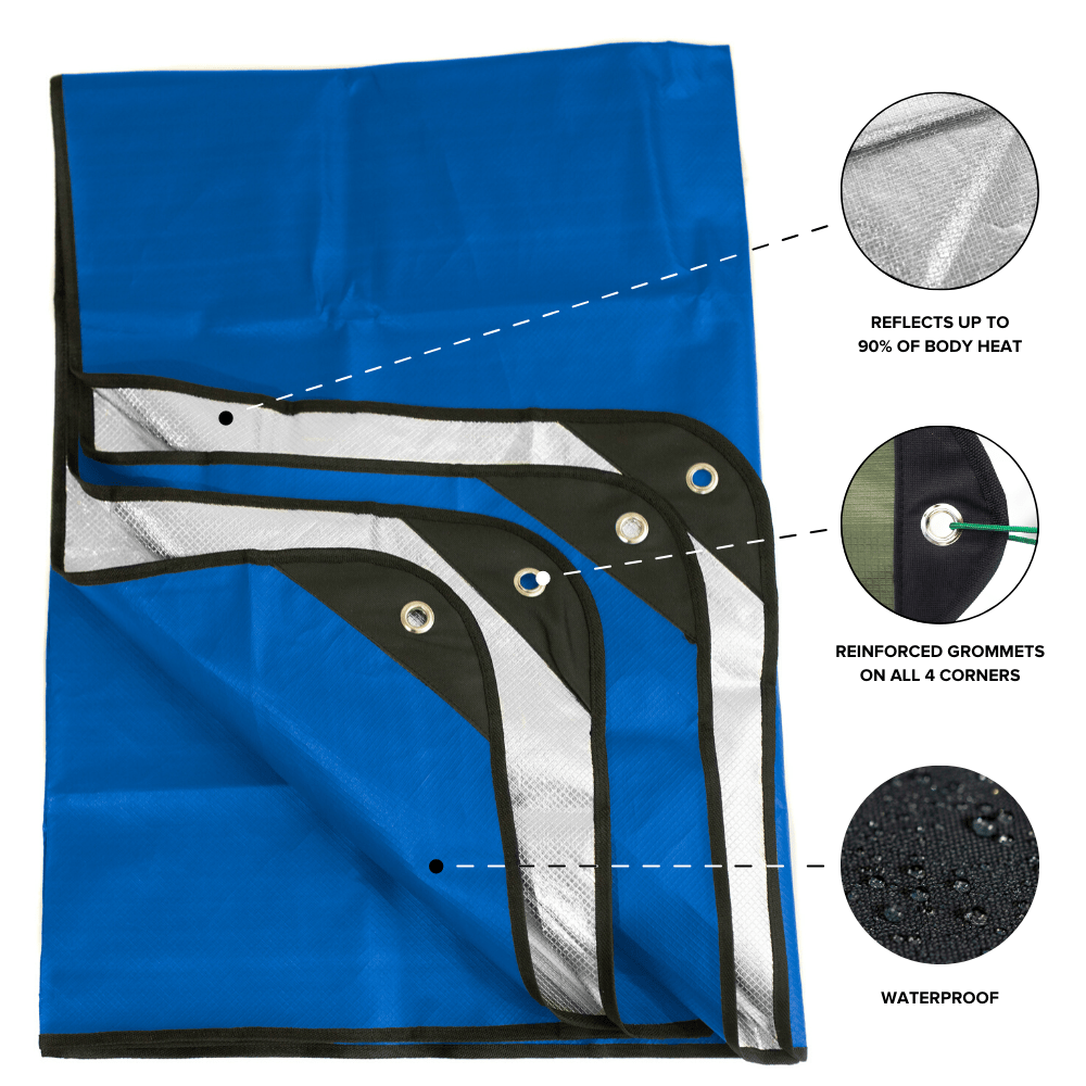 Arcturus - Wholesale Picnic Blanket - Arcturus Outdoor Survival Blanket 60" x 82"34