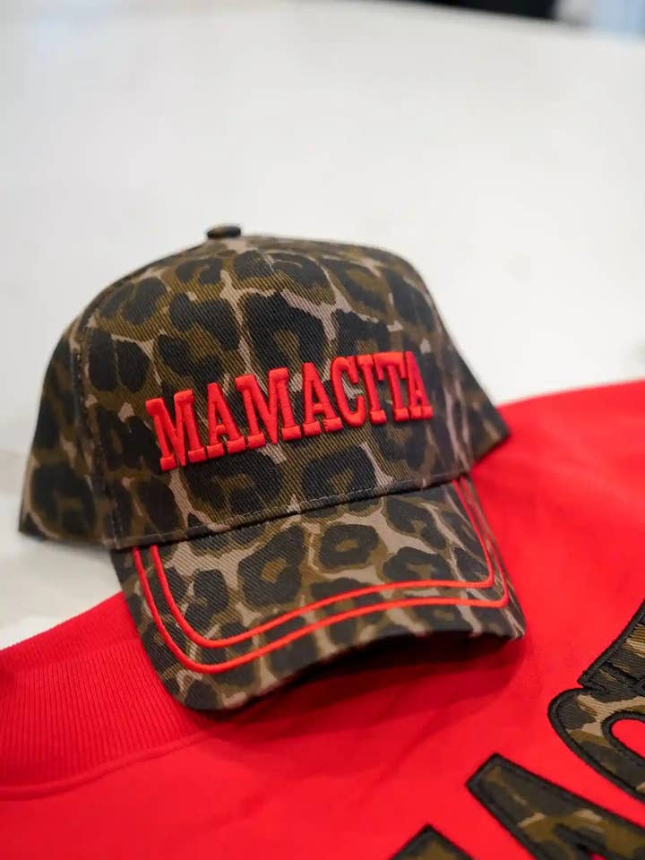 Mamacita - Leopard Vintage Hat for wholesale by Gunpowder and lace wholesale